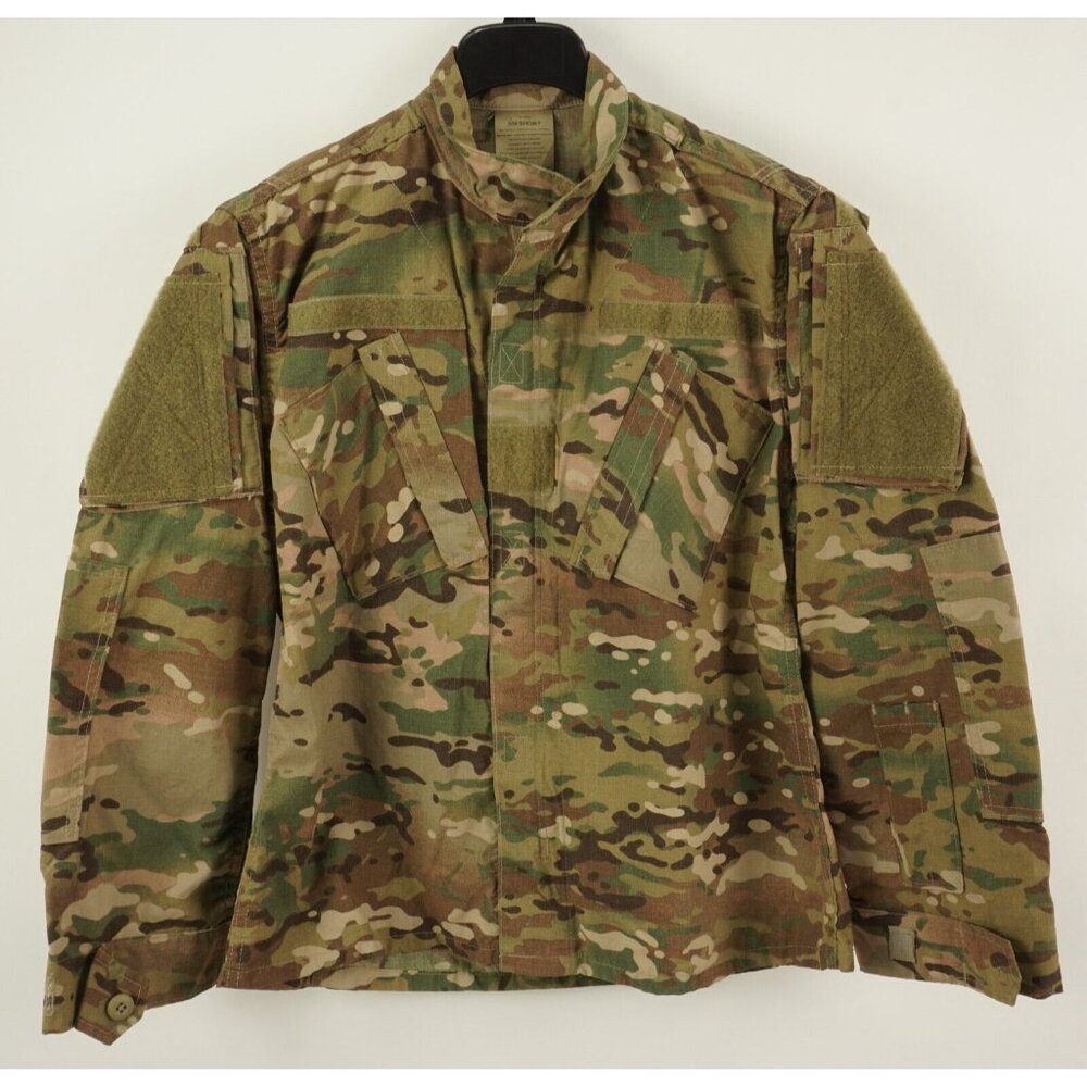 US‎ Military Issue Desert Marpat Flame Resistant Combat Shirt Jacket Men's Small
